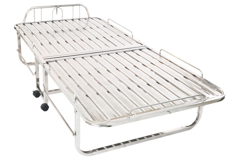 folding bed stainless steel