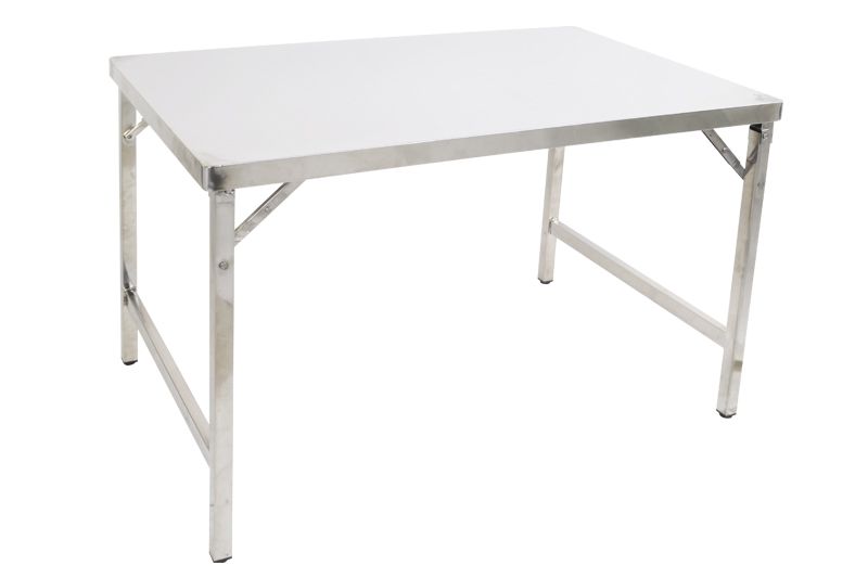 Stainless Steel Table Swing Leg Table 70x110 Cm St 105